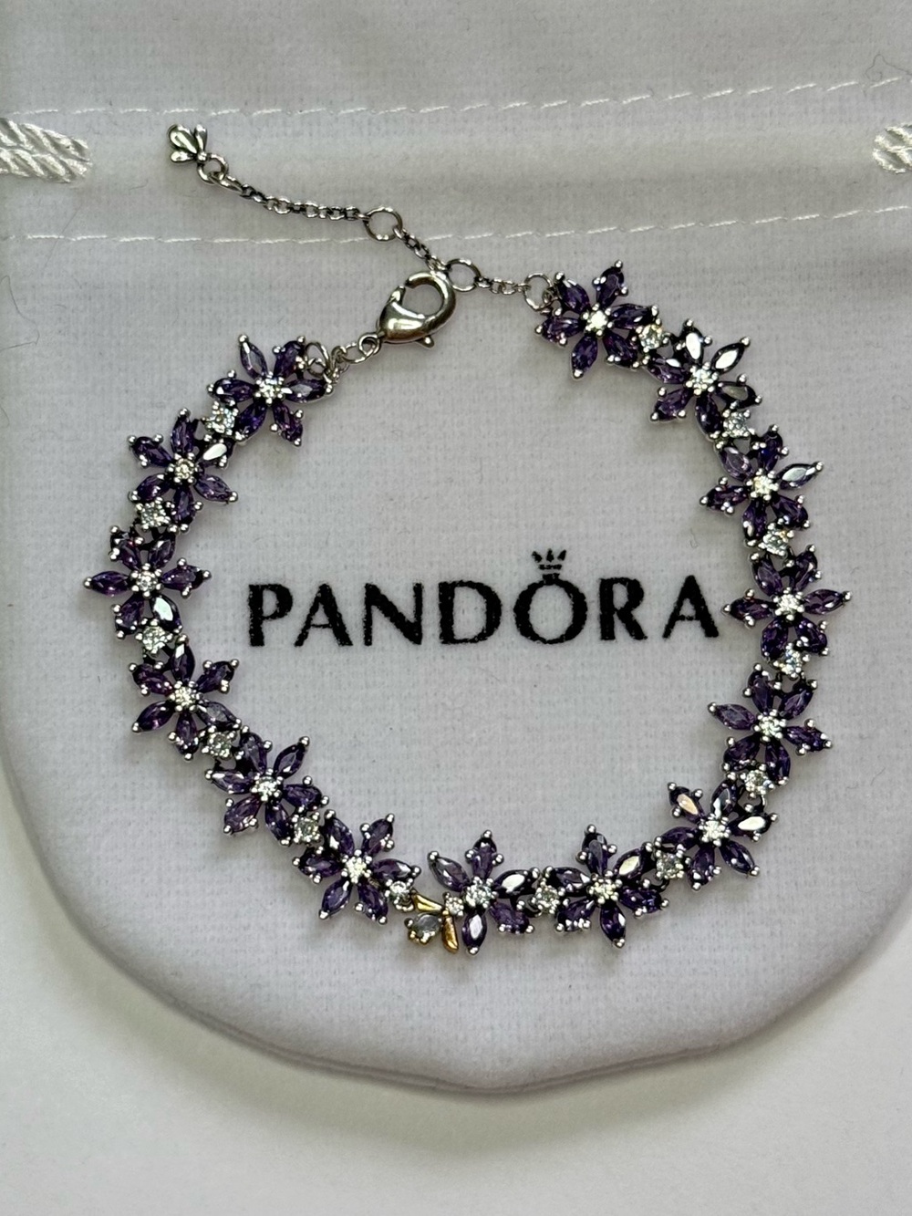 Bridgerton Herbarium & Bee Tennis Bracelet size 7 inch WITHOUT BAG!!!!
